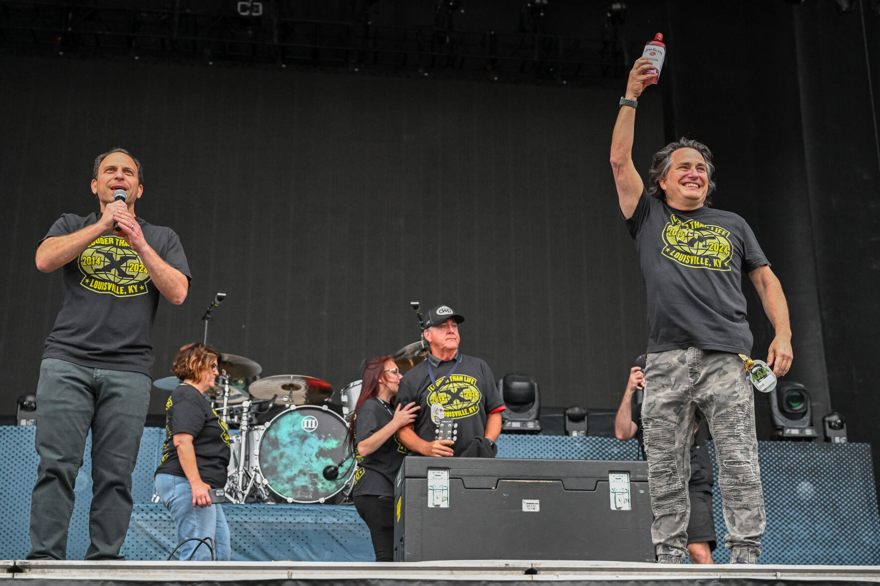 Danny Hayes on stage at Louder than Life 2024
